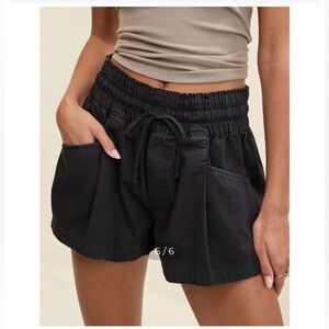 Aerie women’s black boho short size S